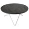 Black Slate and Steel O Coffee Table by Ox Denmarq 1
