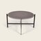 Large Cloudy Grey Porcelain Deck Table by Ox Denmarq, Image 2