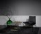 Grande Table Basse Ninety en Marbre Marquina Noir et Acier par Ox Denmarq 4