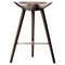 Brown Oak and Copper Counter Stool from by Lassen 1