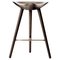 Brown Oak and Copper Counter Stool from by Lassen, Image 1