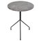 Medium All for One Grey Marble Side Table by Ox Denmarq 1