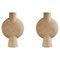 Sand Sphere Bubl Hexa Vases by 101 Copenhagen, Set of 2 1
