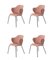 Rose Remix Chairs from by Lassen, Set of 4 2