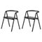 Black Laakso Dining Chairs by Made by Choice, Set of 2 1