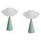 Matte Lotus Tischlampen von Mason Editions, 2er Set 1