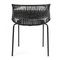 Black Cielo Stacking Chair with Armrest by Sebastian Herkner, Set of 2 6