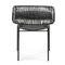 Black Cielo Stacking Chair with Armrest by Sebastian Herkner, Set of 2 4