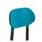 Turquoise Beech Structure Lacquered Bokken Chair by Colé Italia, Set of 2 4