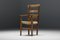 Wabi-Sabi Rustic Cord Chair in French Craftsmanship, 1940s 4