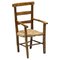 Wabi-Sabi Rustic Cord Chair in French Craftsmanship, 1940s 1