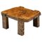 Rustic Burl Wabi Sabi Square Coffee Table, 1930s, Image 1