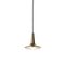 Satin Gold Kin 478 Suspension Lamp by Francesco Rota for Oluce, Image 4