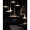 Lampe à Suspension Kin 478 Dorée Satinée par Francesco Rota pour Oluce 6