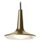 Satin Gold Kin 478 Suspension Lamp by Francesco Rota for Oluce, Image 1