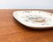 Norwegian Ceramic Flamingo Master Chef Handpainted Plate by Inger Waage From Stavanger Flint 4