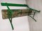 Vintage Green Garden Bench 19