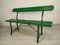 Vintage Green Garden Bench 7