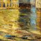 Otto E. Pippel, Canal Grande con San Geremia, Olio su tela, Immagine 2