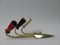 Vintage Wall Light with Three Shades, 1950s, Image 6