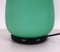 Lámpara de mesa en forma de huevo de cristal de Murano verde, Imagen 5
