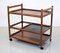 Danish Serving Cart in Rosewood by Henning Korch for CFC Silkeborg, 1960s 1