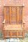 French Neo Gothic Throne Chair and Side Table, 1800s, Set of 2, Image 21