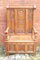 French Neo Gothic Throne Chair and Side Table, 1800s, Set of 2 3