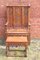 French Neo Gothic Throne Chair and Side Table, 1800s, Set of 2 24