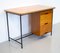 Industrieller Mid-Century Schreibtisch aus Teak 11