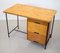 Industrieller Mid-Century Schreibtisch aus Teak 2