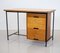 Industrieller Mid-Century Schreibtisch aus Teak 7