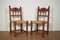 Small Wooden Chairs, Set of 2 1