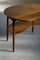 Modern Danish Coffee Table in Walnut and Brass by Anton Kildeberg, 1960s, Image 8