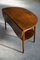 Modern Danish Coffee Table in Walnut and Brass by Anton Kildeberg, 1960s, Image 4