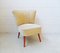 Lounge Chair with Beige Cordecheck from GDR, 1970s, Image 14