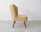 Lounge Chair with Beige Cordecheck from GDR, 1970s, Image 3