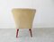 Lounge Chair with Beige Cordecheck from GDR, 1970s, Image 4