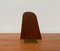 Mid-Century Scandinavian Bookend in Teak and Brass, Image 2