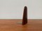 Mid-Century Scandinavian Bookend in Teak and Brass, Image 15