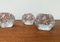 Vintage Swedish Glass Snowball Candleholder by Ann Wärff for Kosta Boda, Set of 3, Image 7