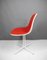 American Red Padded Sidechair with Lafonda Rack by Ray & Charles Eames for Herman Miller, 1960s, Image 5