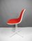 Amerikanischer Roter Gepolsterter Beistellstuhl mit Lafonda Gestell von Ray & Charles Eames für Herman Miller, 1960er 5