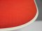 Amerikanischer Roter Gepolsterter Beistellstuhl mit Lafonda Gestell von Ray & Charles Eames für Herman Miller, 1960er 12