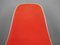 Amerikanischer Roter Gepolsterter Beistellstuhl mit Lafonda Gestell von Ray & Charles Eames für Herman Miller, 1960er 8