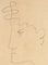 Jean Cocteau, Portrait, 1961, Tusche auf Papier 3