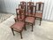 Art Nouveau Style Chairs in Leather, 1920, Set of 6 2