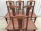 Art Nouveau Style Chairs in Leather, 1920, Set of 6 16