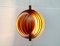 Mid-Century Moon Lamps in Teak Wood, 1960s, Set of 2, Image 8