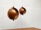 Mid-Century Moon Lamps in Teak Wood, 1960s, Set of 2, Image 30